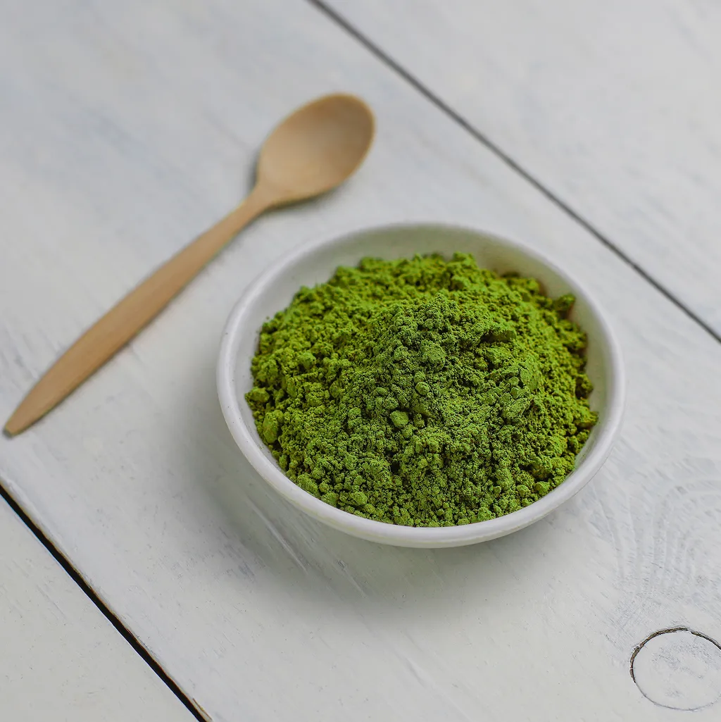 Polvo de te matcha